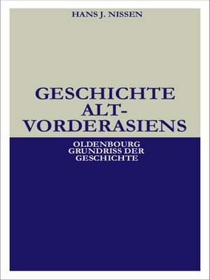 cover image of Geschichte Altvorderasiens